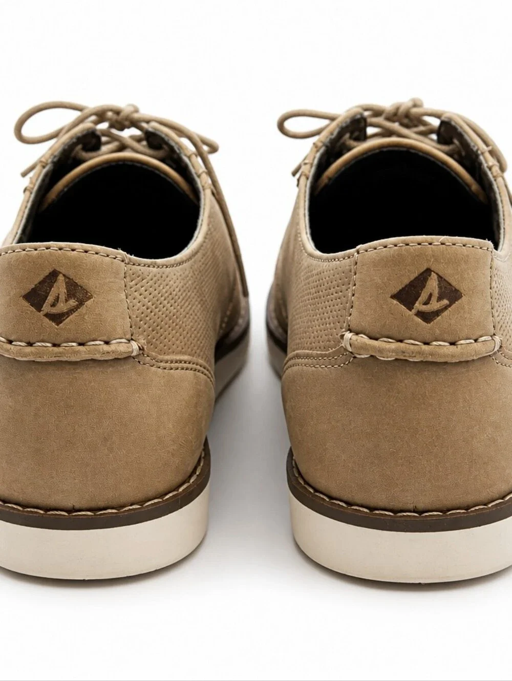 Sperry Top-Sider Men's Beige Nubuck Oxford Shoes  Size 10M